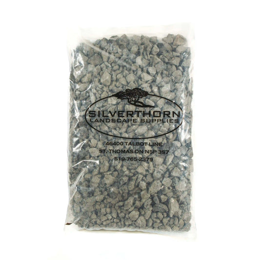 Ebony Black Granite decorative stones with deep black and charcoal-grey tones for garden beds and pathways