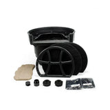 Aquascape Biofalls Filters with lava rock for biological filtration and durable polyethylene housing