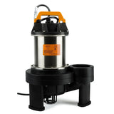 AquascapePRO pond pump with stainless steel construction and rubber feet for quiet, low-maintenance operation in pond skimmer and waterfall systems