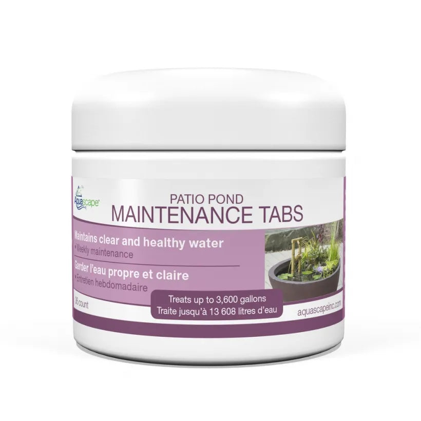 Patio Pond Maintenance Tabs