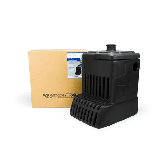 Pondless Waterfall Vault durable housing with easy pump access for pondless waterfall systems up to 12,500 GPH