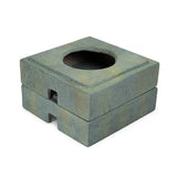 Spillway Bowl Stand 2-pack with natural patina finish and durable GFRC construction for water features