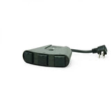 Smart Control Plug with numbered outlets and Wi-Fi power monitoring for outdoor appliances