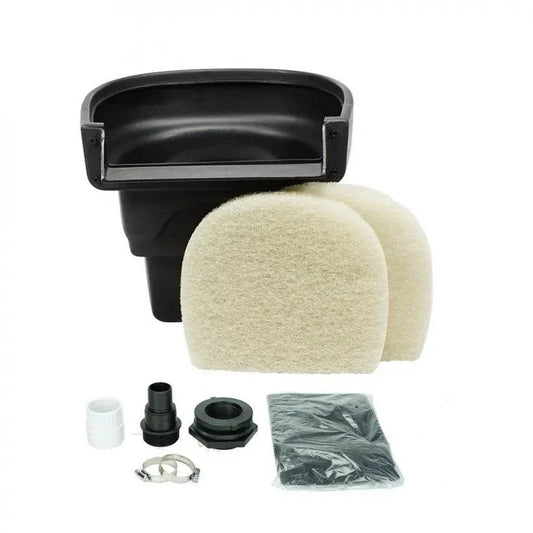 Aquascape Biofalls Filters with durable polyethylene housing and lava rock for biological filtration