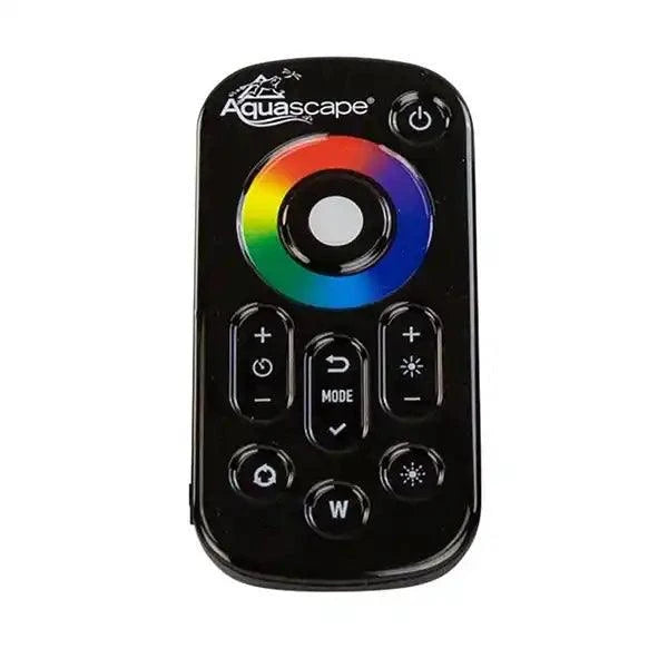 Colour changing light remote for outdoor LED lighting with RF wireless control