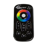 Colour changing light remote for outdoor LED lighting with RF wireless control