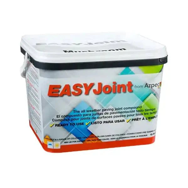 EasyJoint Jointing Compound bag on patio surface demonstrating easy application for patios, driveways, and walkways