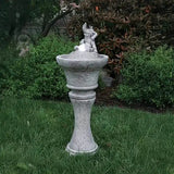Elephant Fountainette with detailed design and gentle water flow for garden or patio decor