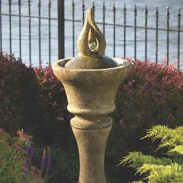 Garden Glow Fountainette with soft water movement and ambient lighting for tranquil garden spaces