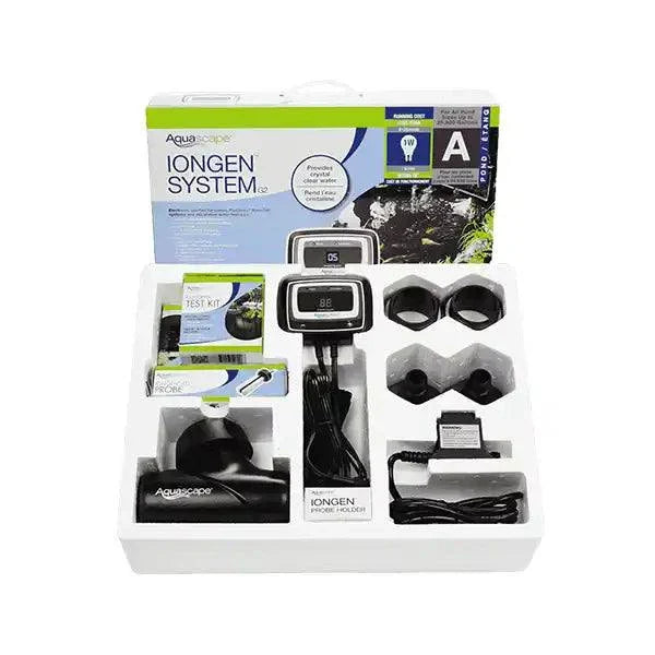 Iongen System G2 advanced ionization device reducing algae for clear pond water