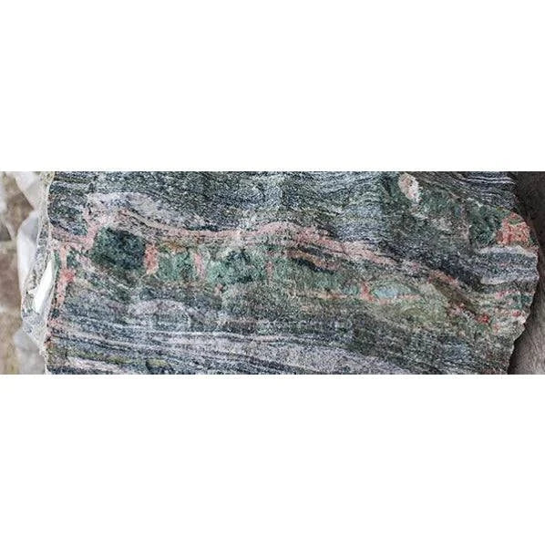Christmas Green Rock granite stone with winter scene colors, priced per pound and ton, decorative garden and bubbling rock use