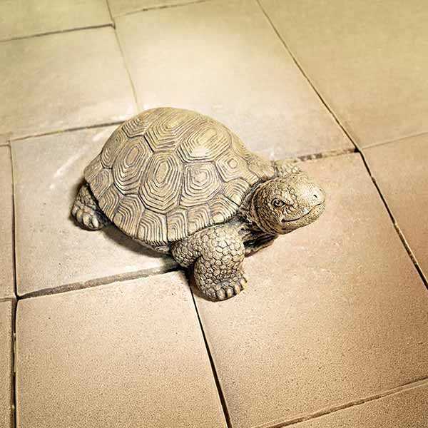 Small Tortoise Statue weather-resistant garden decor with lifelike design
