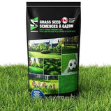 Sun & Shade grass seed mix with Kentucky blue grass, chewings rescue, and perennial ryegrass for 5 lbs per 1000 sq ft