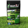 Overseeding mixture with 50% certified perennial ryegrass and 50% turf type perennial ryegrass, seeding rate 4 lbs per 1000 sq ft