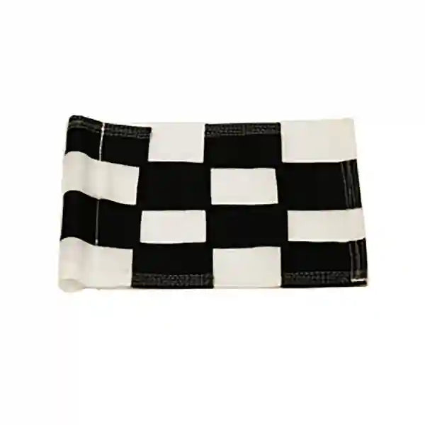 Standard Golf Nylon Flag Small Tube Black/White Checkered