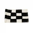 Standard Golf Nylon Flag Small Tube Black/White Checkered