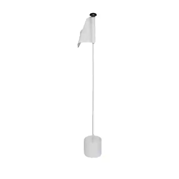 White Standard Golf Set: Base, Cup, Rod & Flag