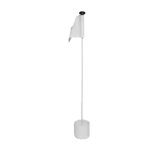 White Standard Golf Set: Base, Cup, Rod & Flag