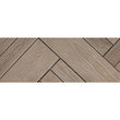 Borealis Slab wood-look outdoor concrete patio flooring in three colors