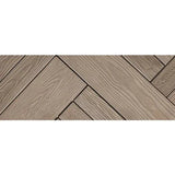 Borealis Slab wood-look outdoor concrete patio flooring in three colors