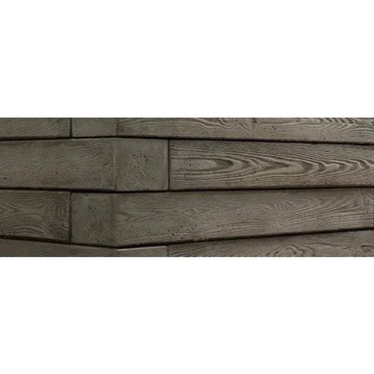 Borealis Wall concrete garden wall replicating wood look, durable and maintenance-free design