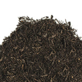Black mulch with rich color-enhanced hardwood texture for garden beds and landscaping