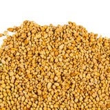 Coastal Gold Pea Stone bagged natural decorative silica pebbles in warm gold and cream tones for landscaping