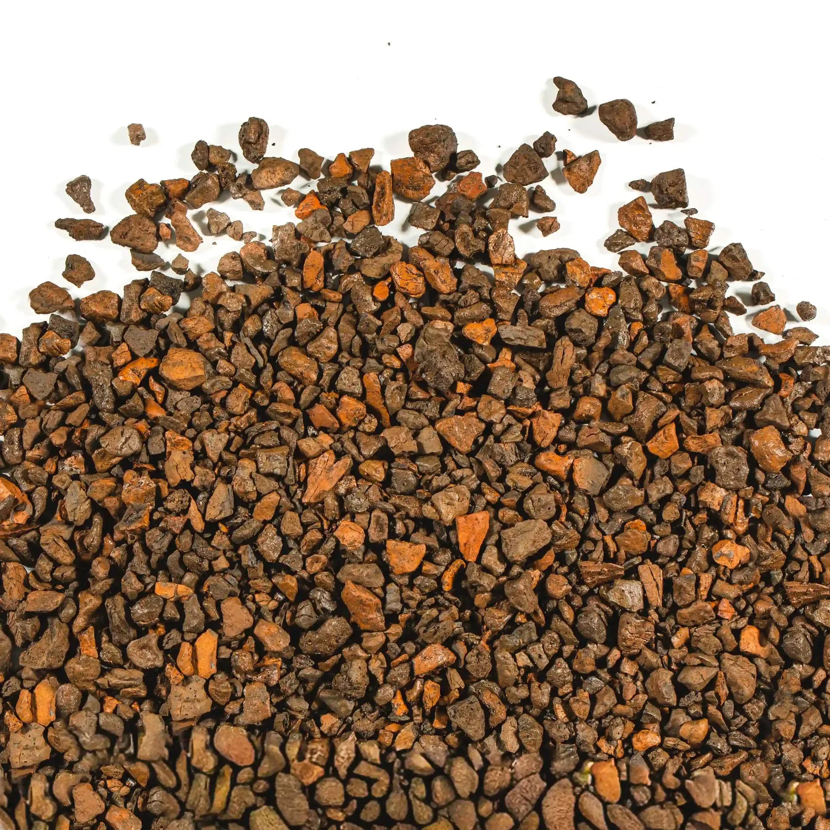 Bag of Espresso Nuggets Decorative Stone with rich brown tones for landscaping