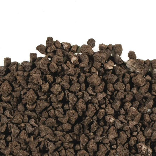 Black Lava lightweight volcanic stone with bold charcoal and deep black tones for gardens and pathways