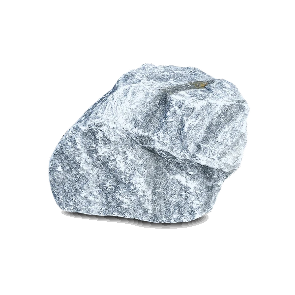 Starlight Blue Marble garden accent and engraved bubbling rock decoration