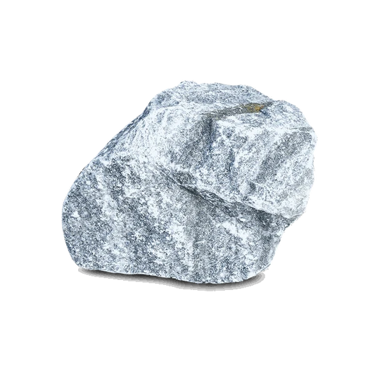 Starlight Blue Marble garden accent and engraved bubbling rock decoration