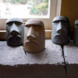 Rapa Nui Small Sculpture inspired by Easter Island figures for outdoor decor