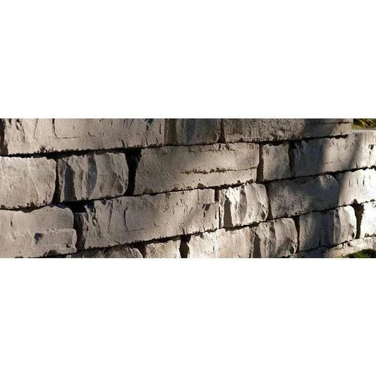 Rockton Wall System chiseled textured retaining wall blocks in various sizes for garden edges and planters
