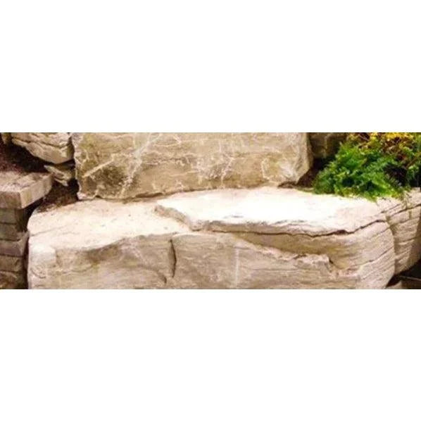 Weatheredge Limestone white stone for gardens and retaining walls priced per pound and ton