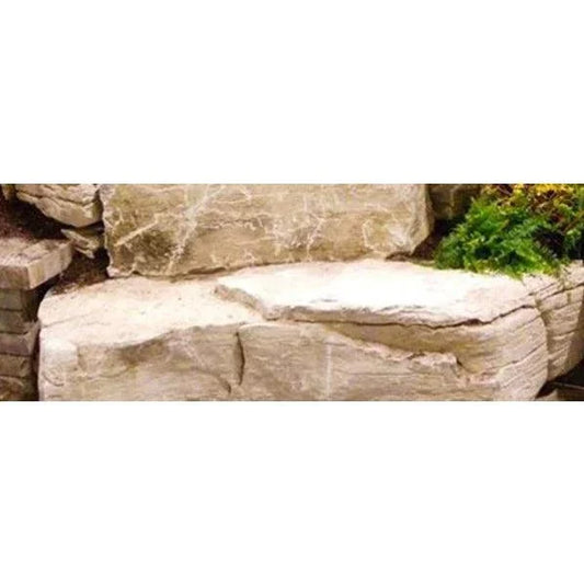 Weatheredge Limestone white stone for gardens and retaining walls priced per pound and ton